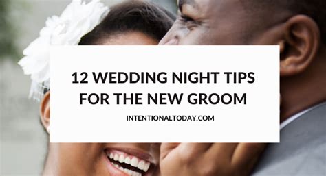 first night tips for groom|tips for wedding night.